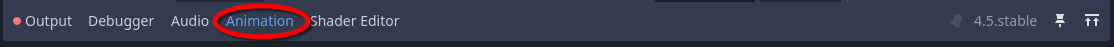 Animation tab