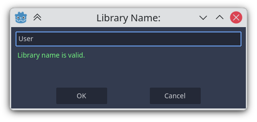 New library name