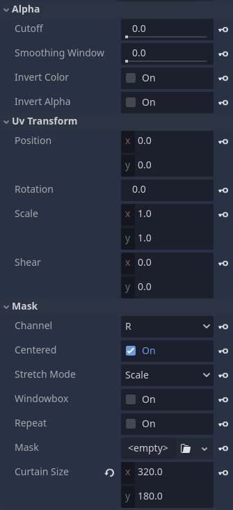 Shader parameters